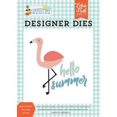 Echo Park Summertime Dies - Hello Summer Flamingo